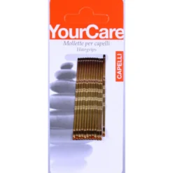 YOURCARE 2,5" BLISTER 12 MOLLETTE PER CAPELLI COLORE CASTANO