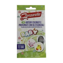 ZANZARELLA 24 ADESIVI DIFFUSORI BABY PROTEZIONE 72 ORE