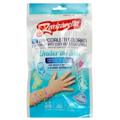ZANZARELLA 25 BRACCIALETTI COLORATI UNDER THE SEA ADULTI E BAMBINI PURO SILICONE SENZA INSETTICIDA ATTIVO PER 12 ORE