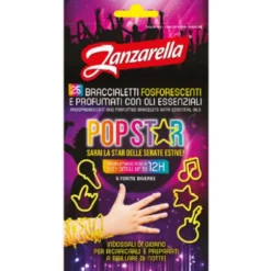 ZANZARELLA 25 BRACCIALETTI POP STAR FOSFORESCENTI E PROFUMATI CON OLI ESSENZIALI