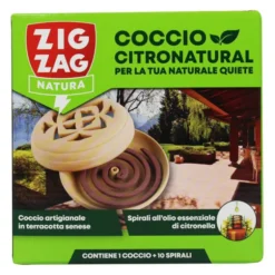 ZIG ZAG COCCIO CITRONATURAL + 10 SPIRALI