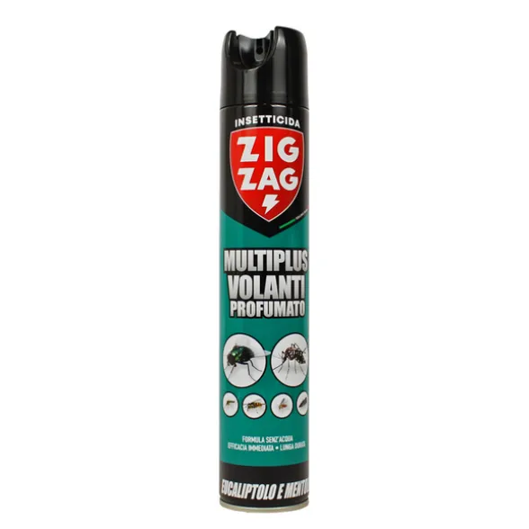 ZIG ZAG INSETTICIDA DRY MOSCHE E ZANZARE EUCALIPTO E MENTOLO 500 ML