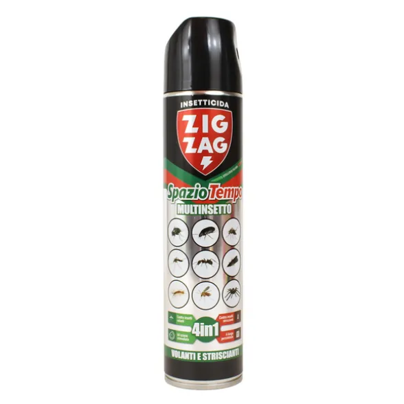 ZIG ZAG INSETTICIDA MULTINSETTO VOLANTI STRISCIANTI SPAZIOTEMPO 300 ML