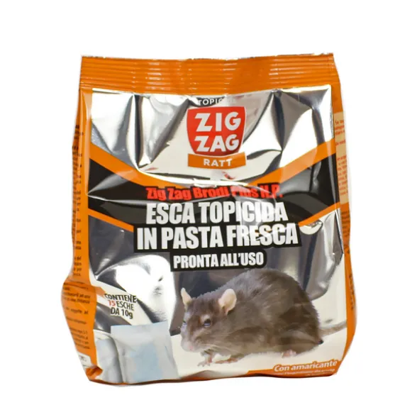 ZIG ZAG RATT ESCA TOPICIDA IN PASTA PRESCA 15 ESCHE DA 10 GR